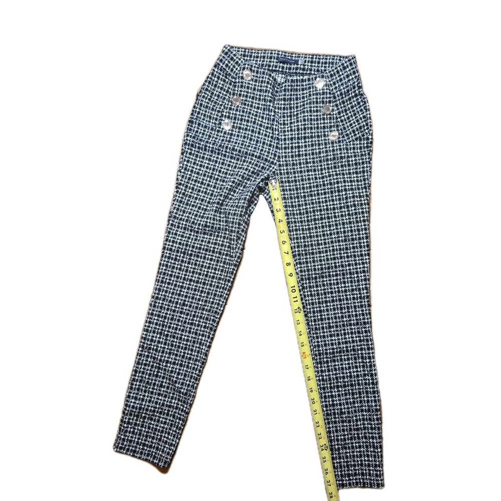 Tommy Hilfiger Women Dress Pants Stretch) Size 6 Houndstooth Print Multi-color